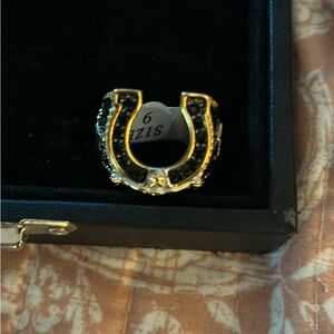 Elegant Gold and Silver Ring - Size 9
Last one